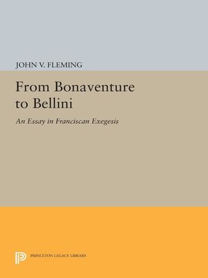 cover image of From Bonaventure to Bellini